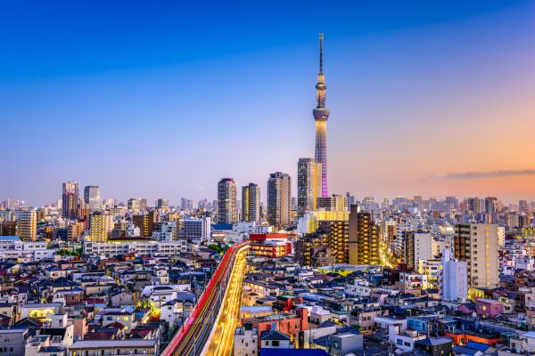 sightseeing in Tokyo